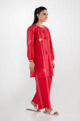 Dobby Embroidered Co-Ord Set
