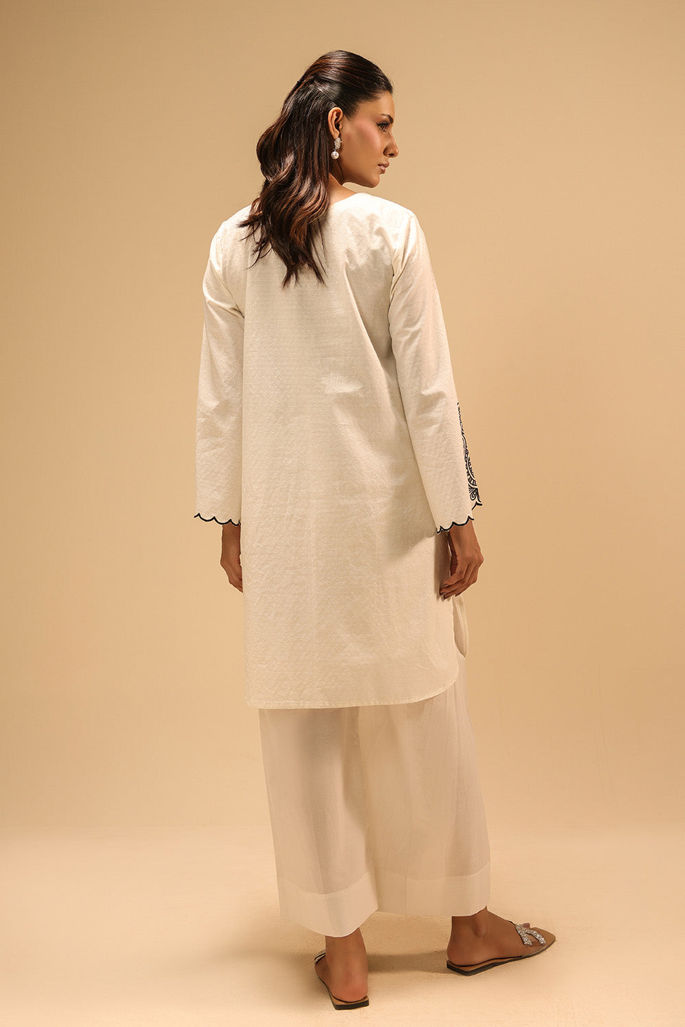 Dobby Embroidered Co-Ord Set