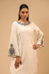 Dobby Embroidered Co-Ord Set