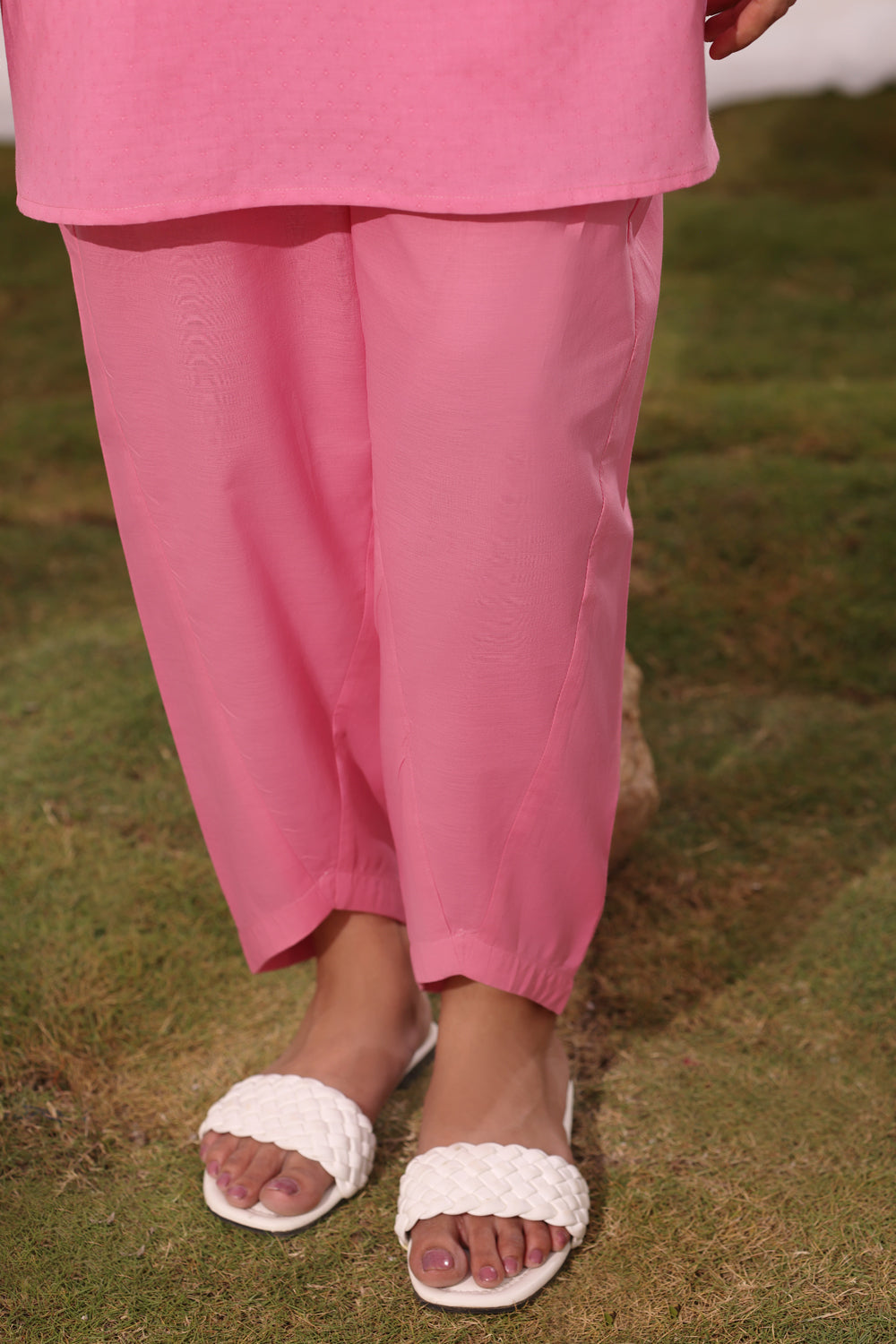Dobby Embroidered Co-Ord Set