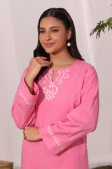 Dobby Embroidered Co-Ord Set