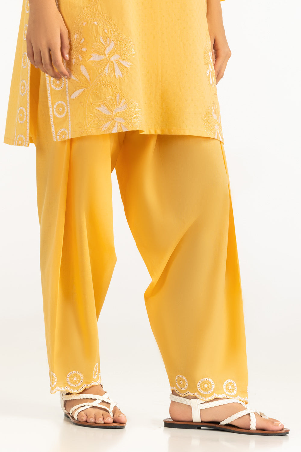 Dobby Embroidered Co-Ord Set