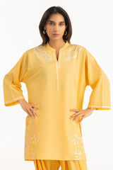 Dobby Embroidered Co-Ord Set