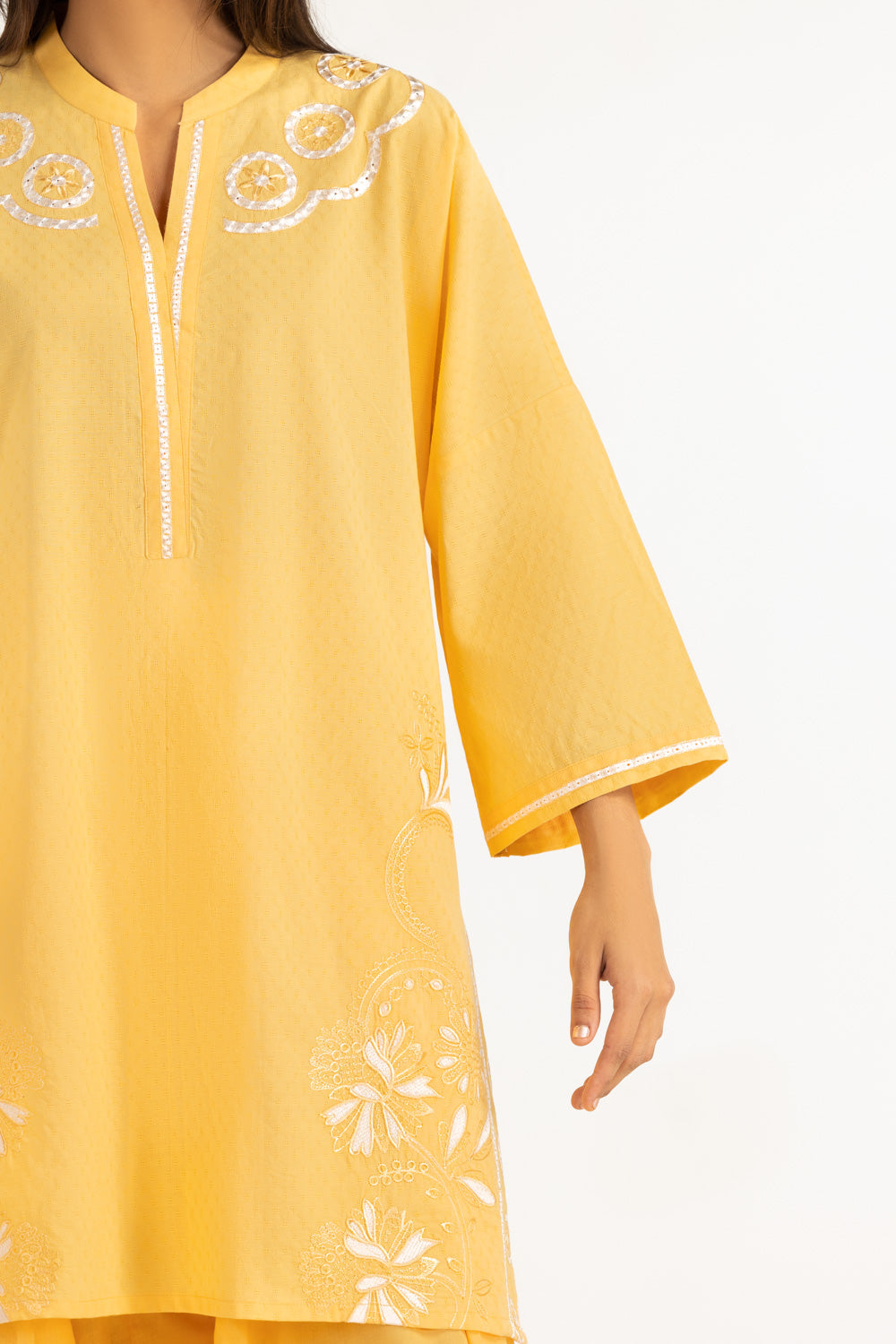 Dobby Embroidered Co-Ord Set