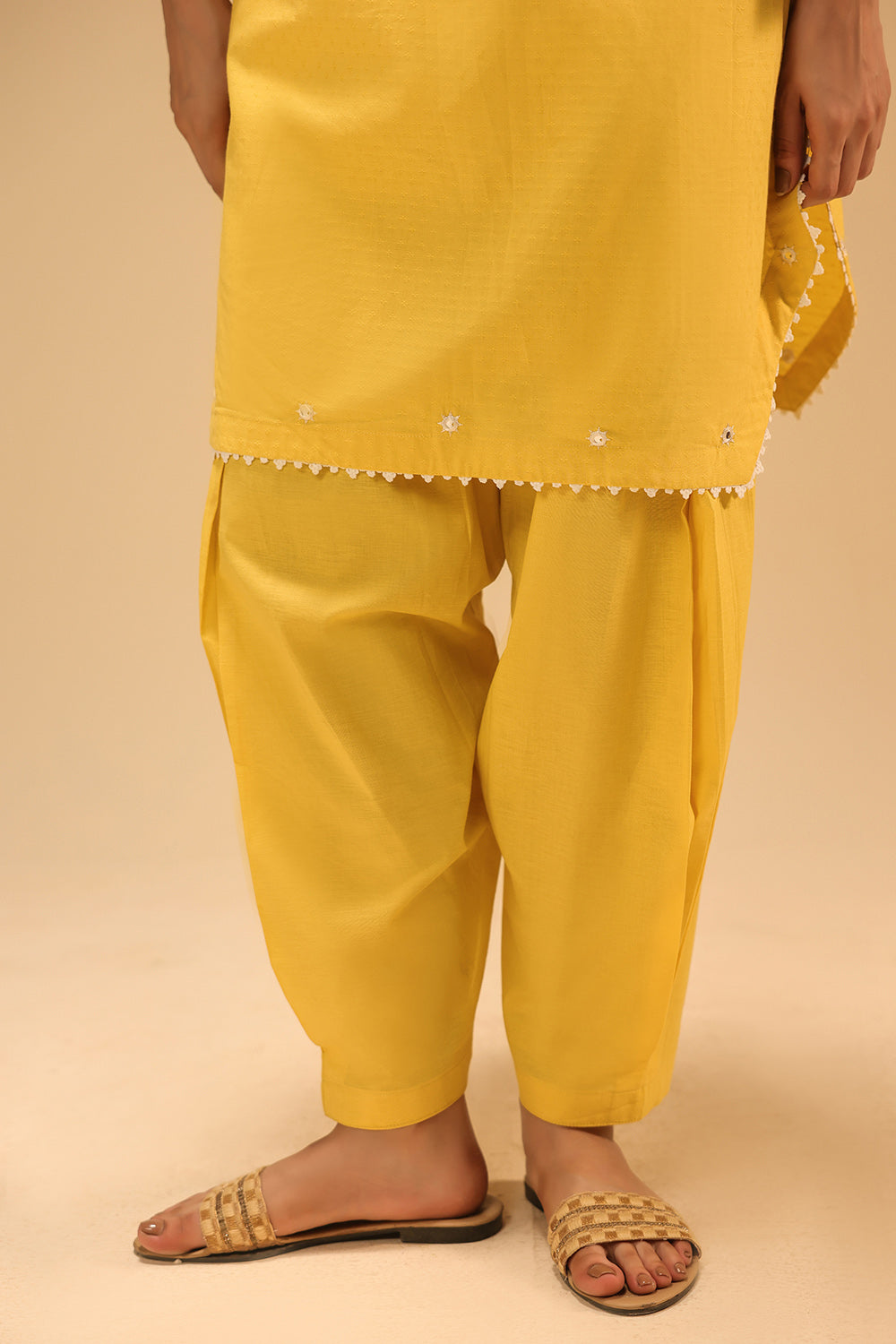 Dobby Embroidered Co-Ord Set