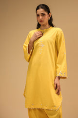 Dobby Embroidered Co-Ord Set