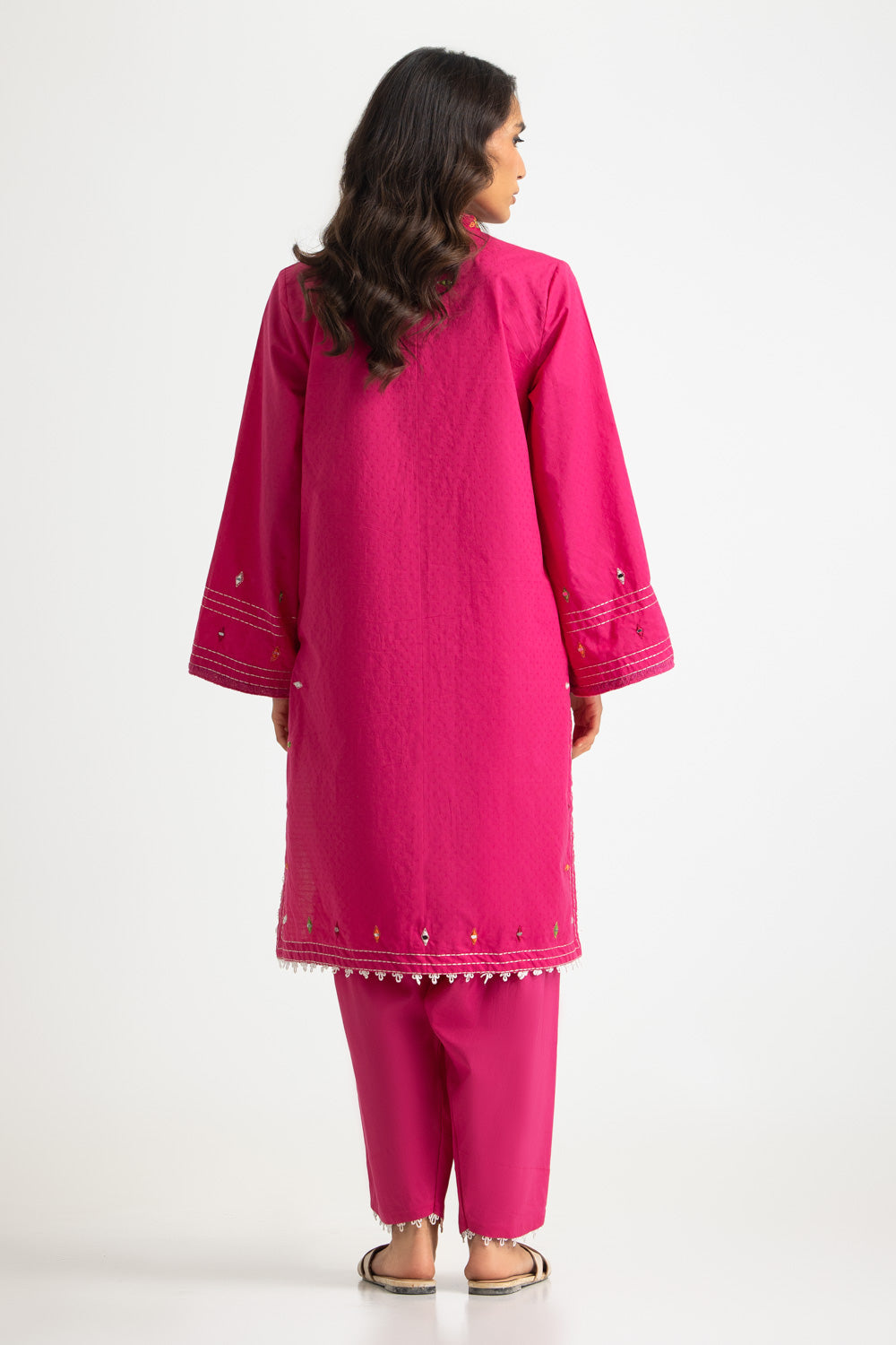 Dobby Embroidered Co-Ord Set