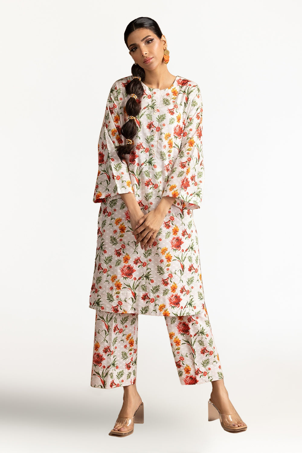 Dobby Printed Co-Ord Set