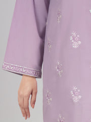 2 Piece  Lawn Slub Suit- Embroidered (Pret)