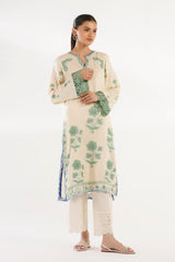 Stitched Embroidered Linen Shirt