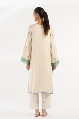 Stitched Embroidered Linen Shirt