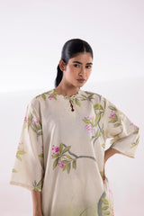 Stitched Printed Jacquard Shirt