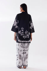 Stitched Printed Khaddar Shirt + Culotte