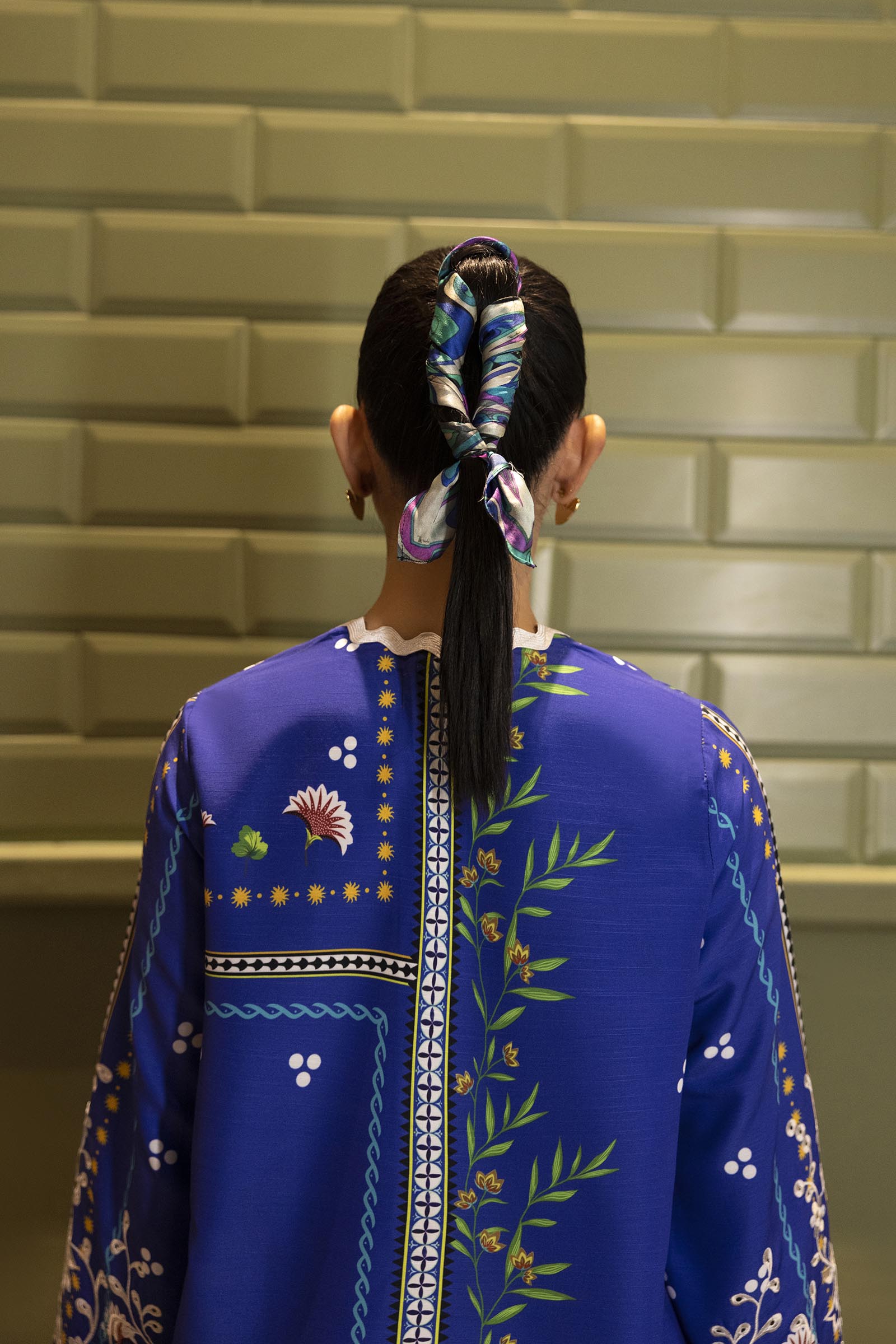 Stitched Embroidered Khaddar Shirt