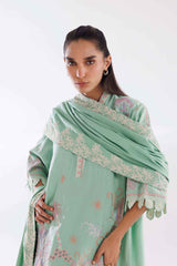 Stitched Khaddar Muzlin Suit