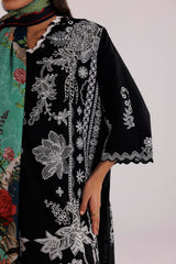 Stitched Khaddar Muzlin Suit