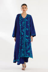 Stitched Embroidered Muzlin Suit