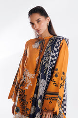 Stitched Linen Muzlin Suit