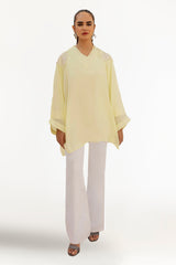Dyed Georgette Embroidered Top