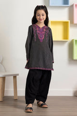 Embroidered Kurta Trouser - 2406