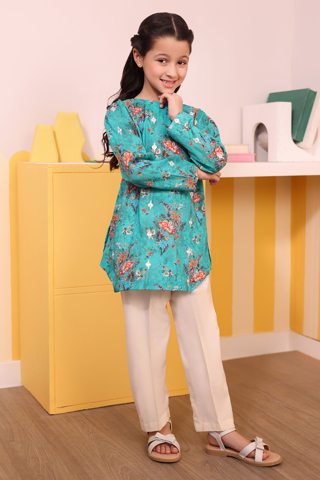 Embroidered Kurta - 1454
