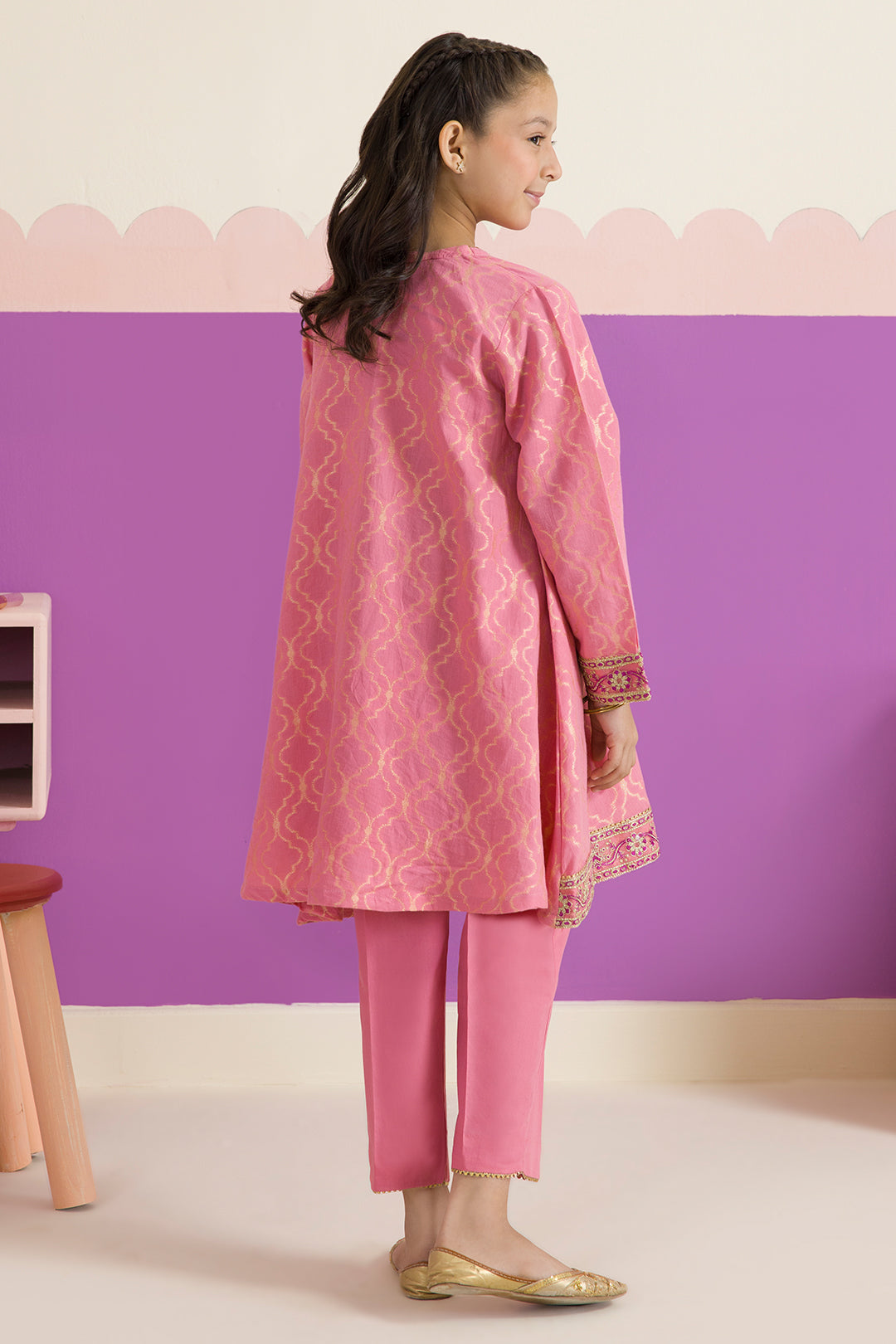 Embroidered Kurta Trouser - 2205