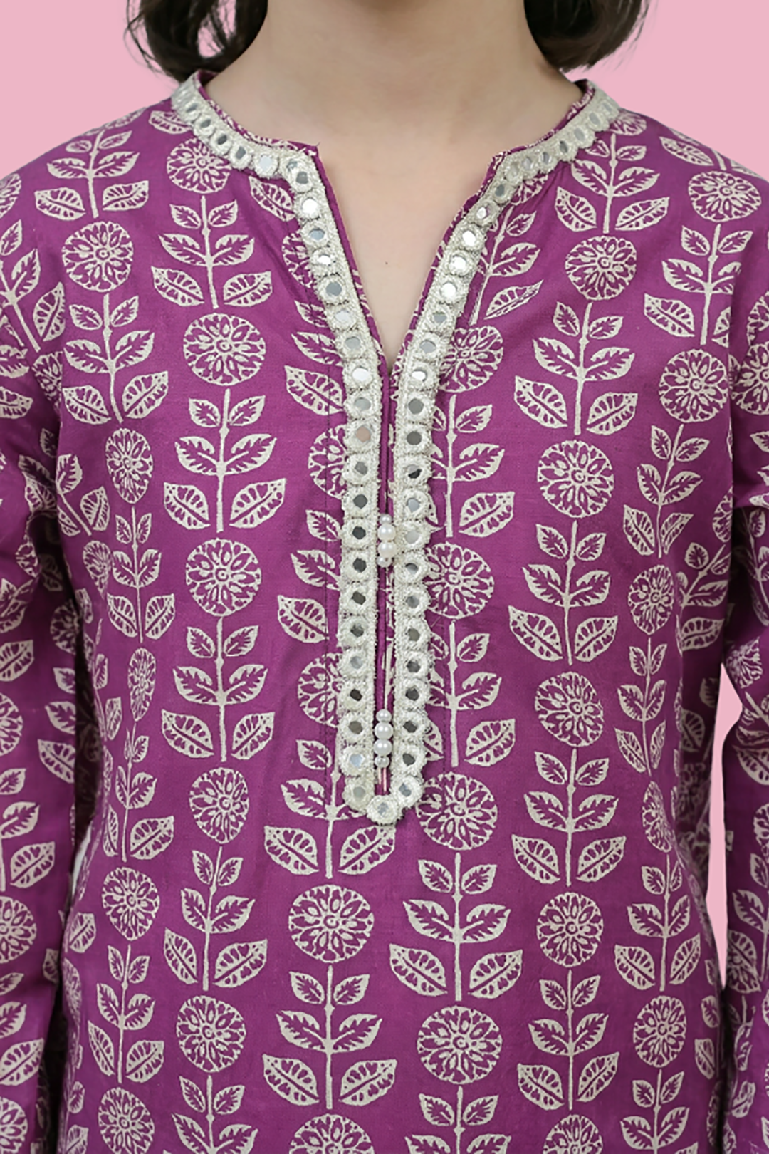 Embroidered Kurta Trouser - 2419