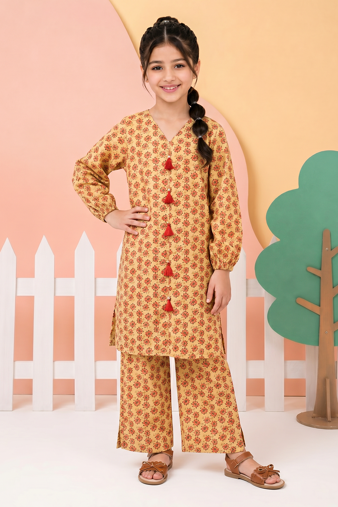 Kurta Trouser - 2675