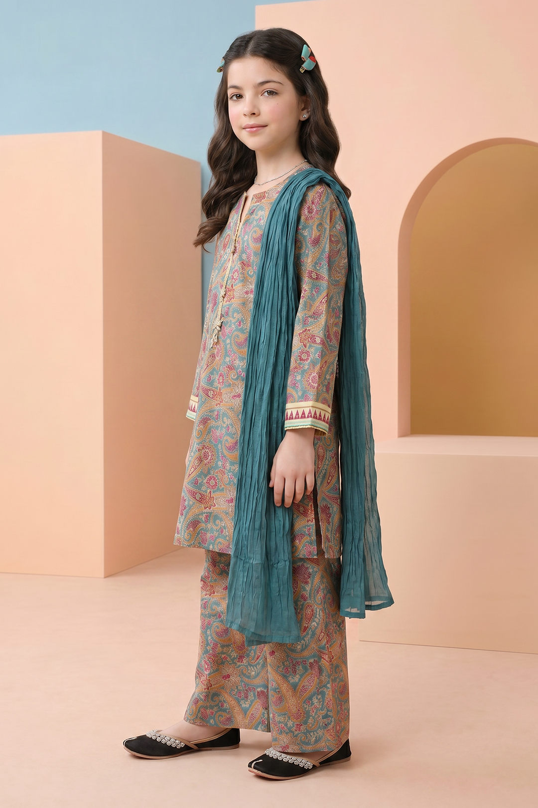 Kurta Dupatta Trouser - 3420