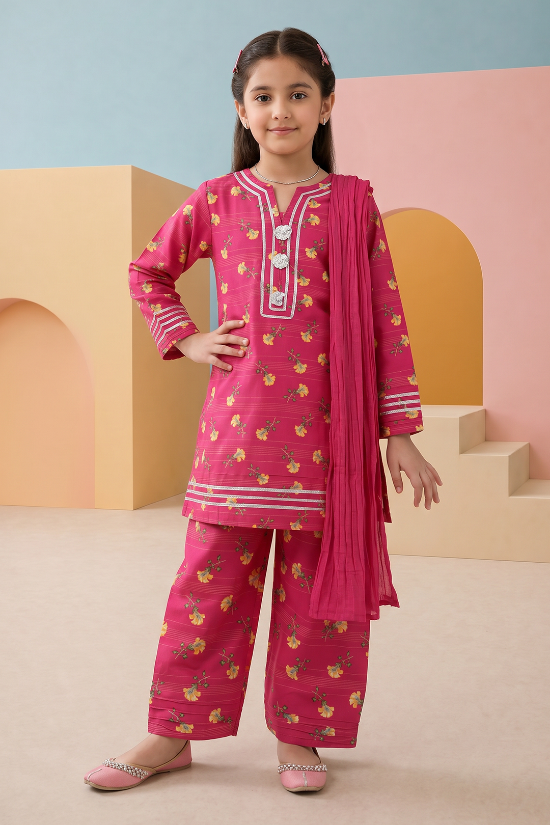 Kurta Dupatta Trouser - 3481