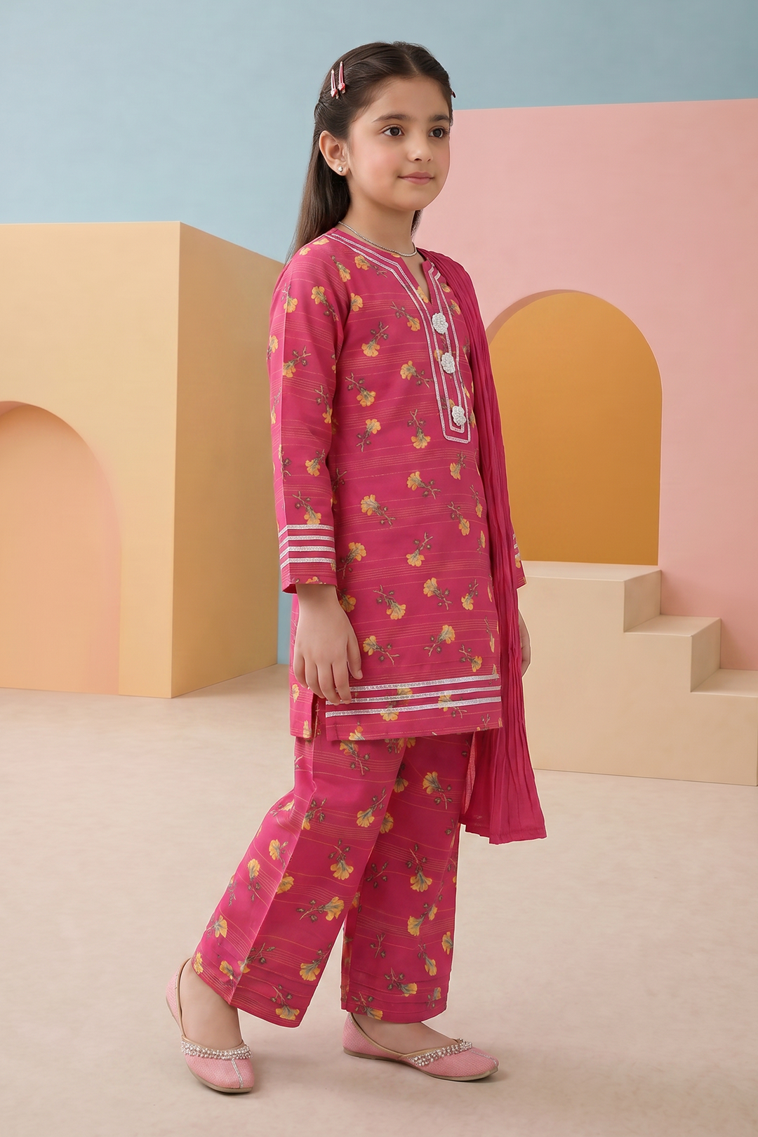 Kurta Dupatta Trouser - 3481