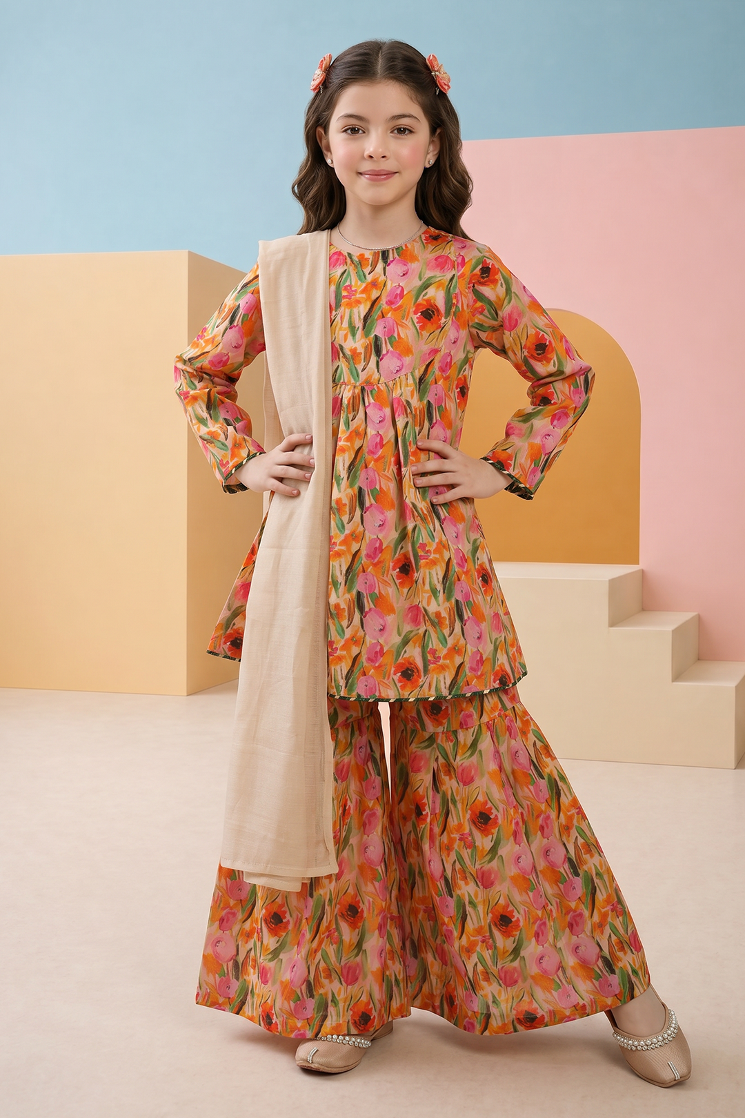 Kurta Dupatta Trouser - 3482