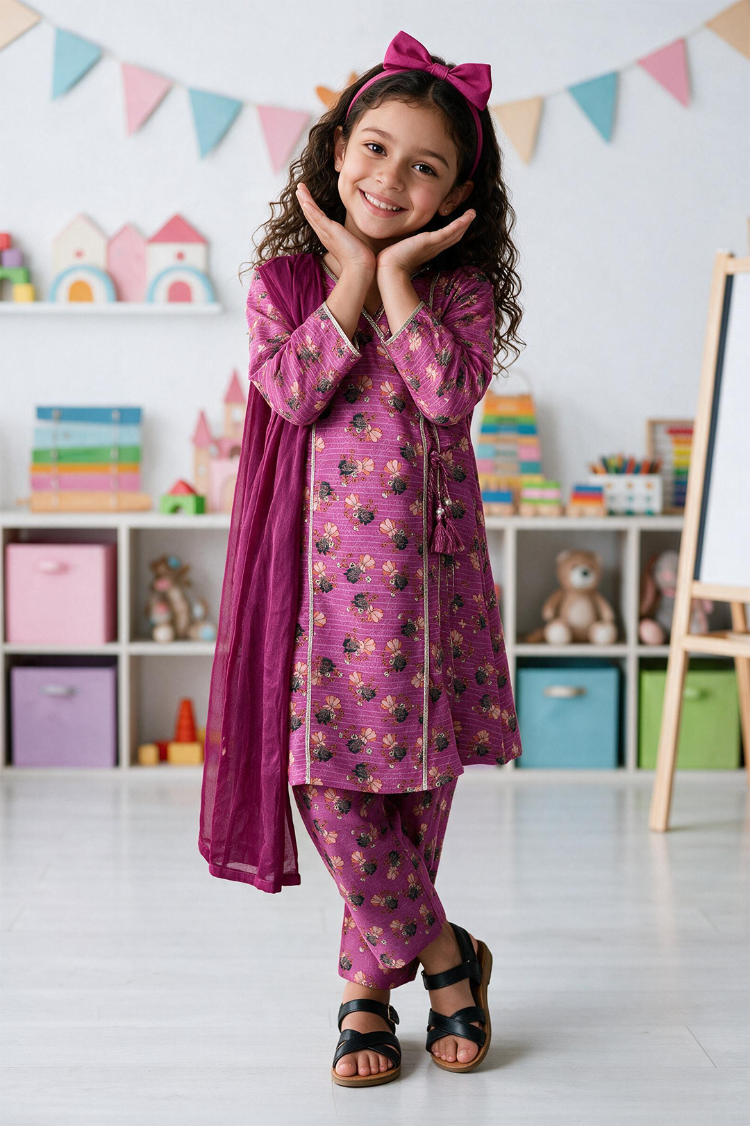 Kurta Dupatta Trouser - 3573