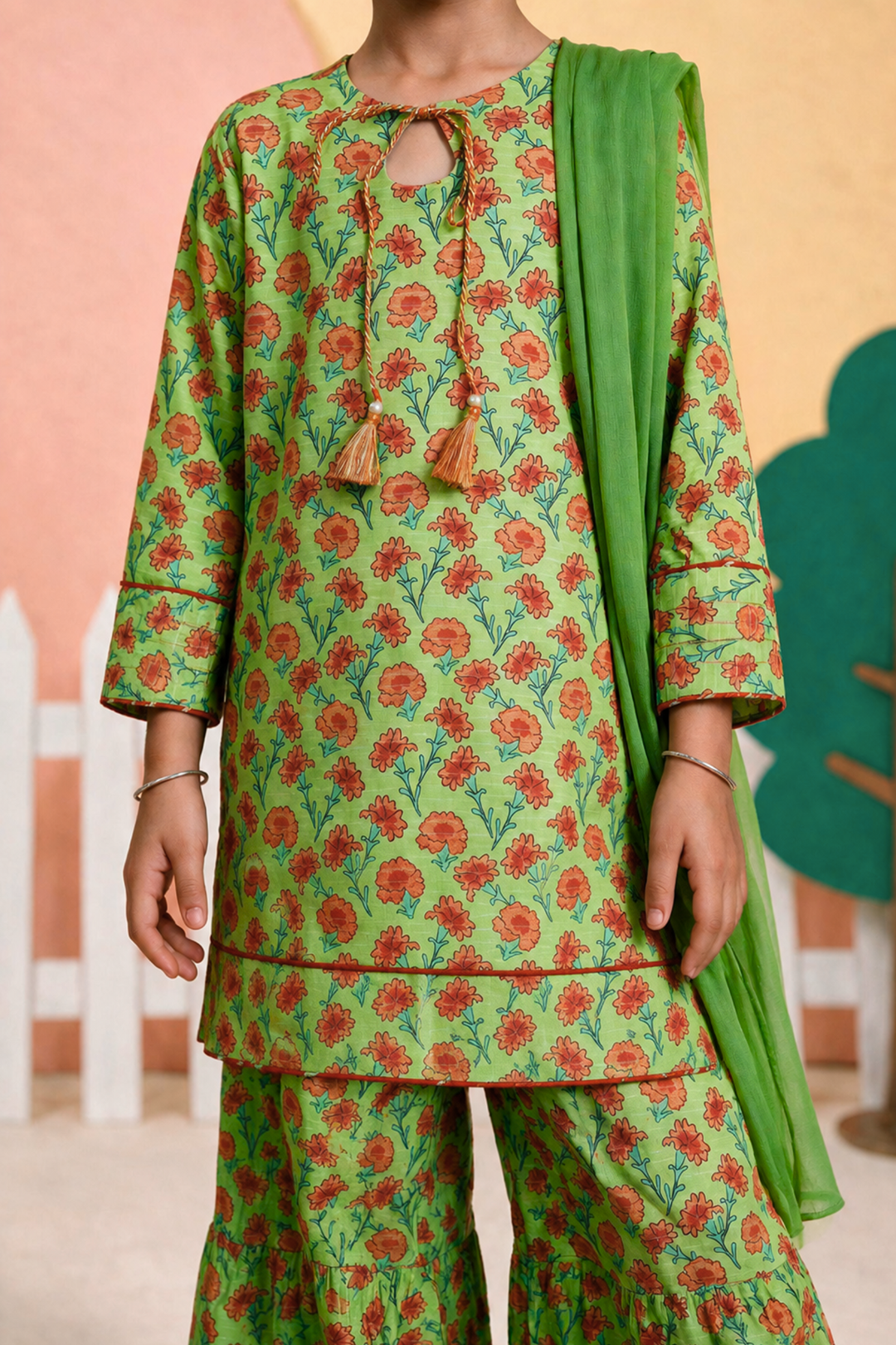 Kurta Dupatta Trouser - 3574