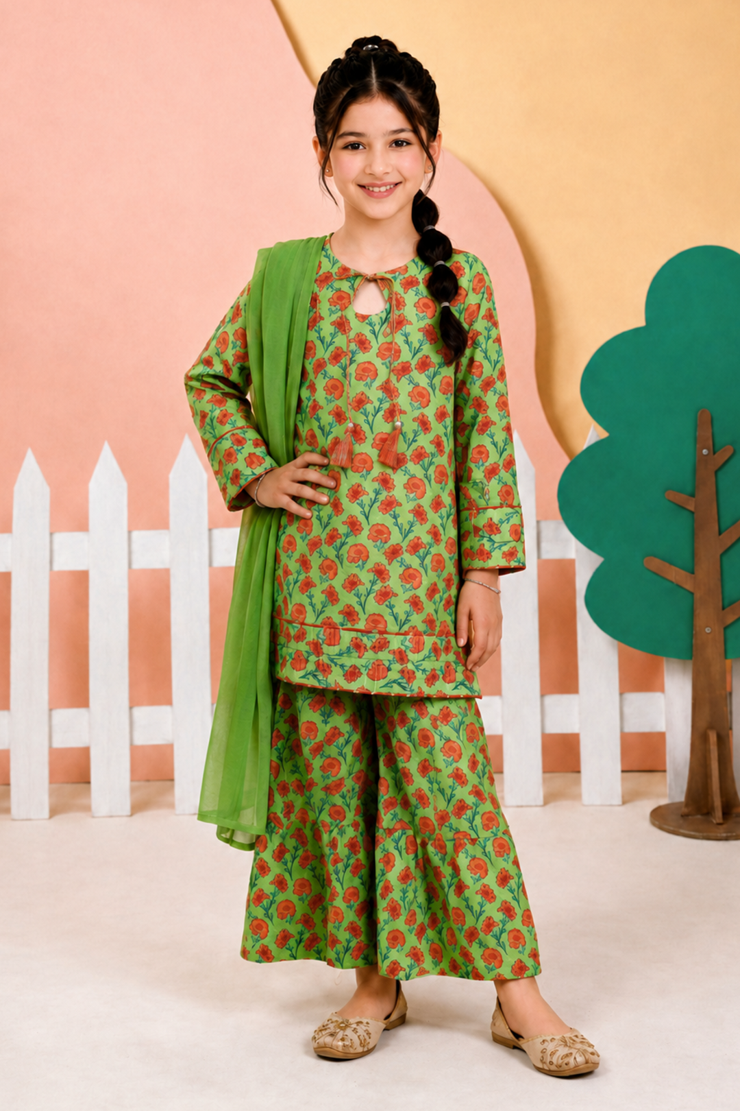 Kurta Dupatta Trouser - 3574