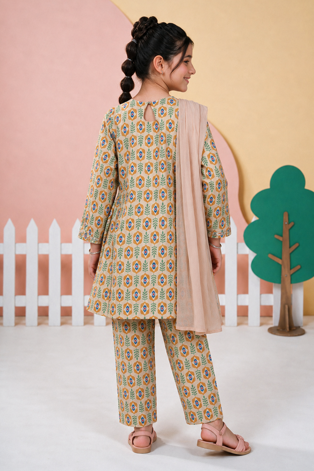 Kurta Dupatta Trouser - 3575