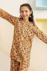 Embroidered Kurta Dupatta Trouser - 3460