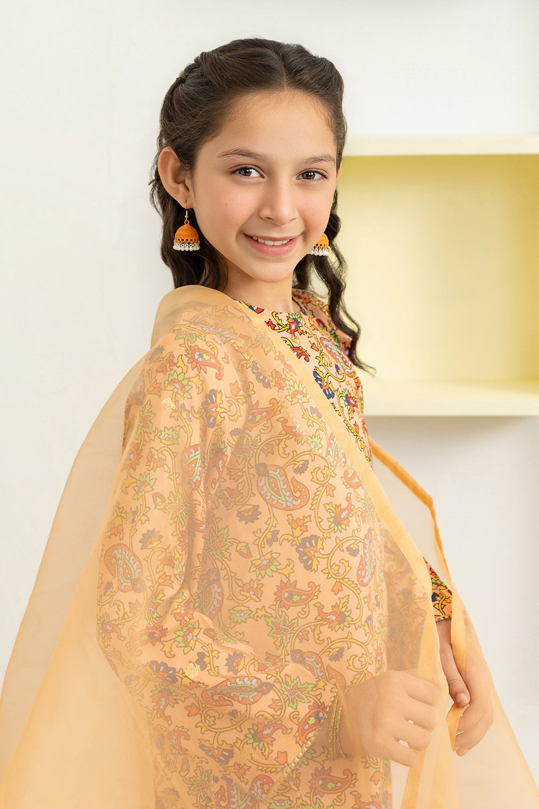 Embroidered Kurta Dupatta Trouser - 3460