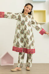 Embroidered Kurta Dupatta Trouser - 3478