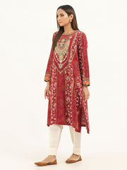 Khaddar Shirt- Embroidered (Pret)