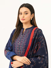 3 Piece Khaddar Suit-Pasted (Pret)