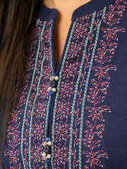 3 Piece Khaddar Suit-Pasted (Pret)