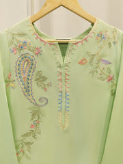 2 Piece - Embroidered Cambric Suit S112328
