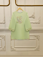 2 Piece - Embroidered Cambric Suit S112328