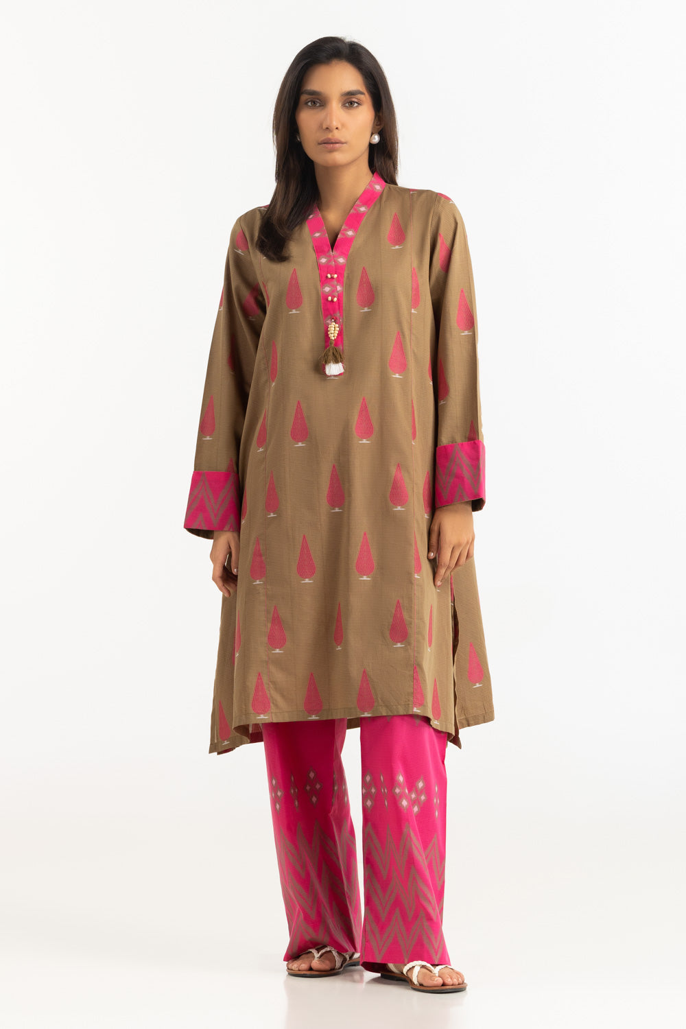 Jacquard Dyed Co-Ord Set