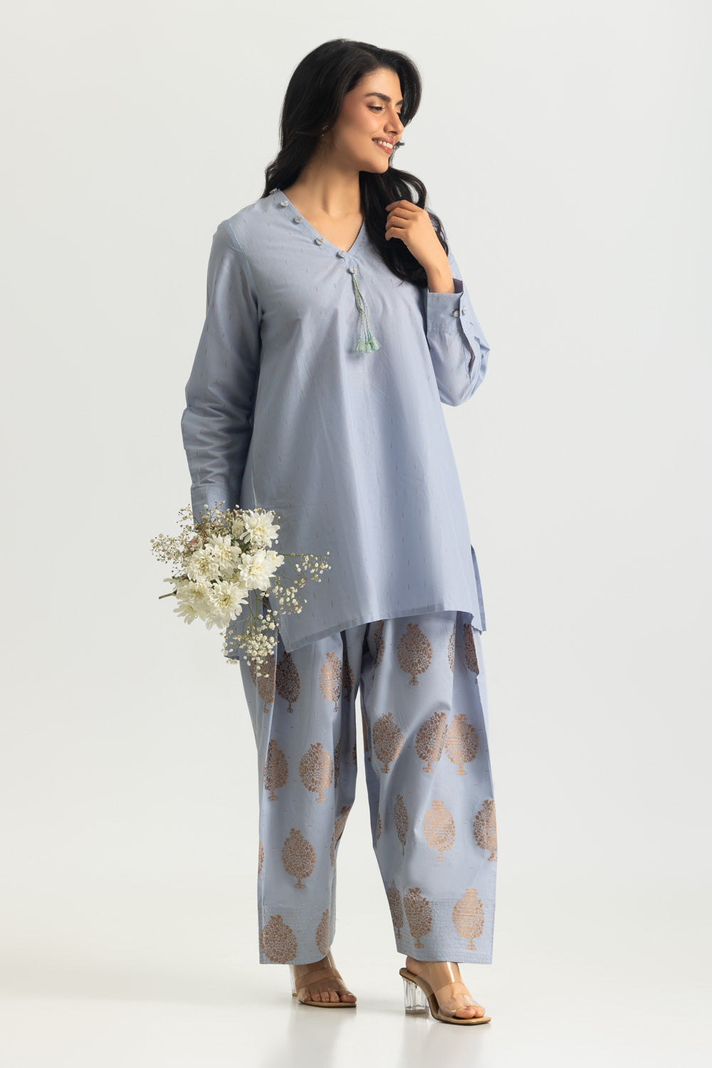 Jacquard Dyed Co-Ord Set