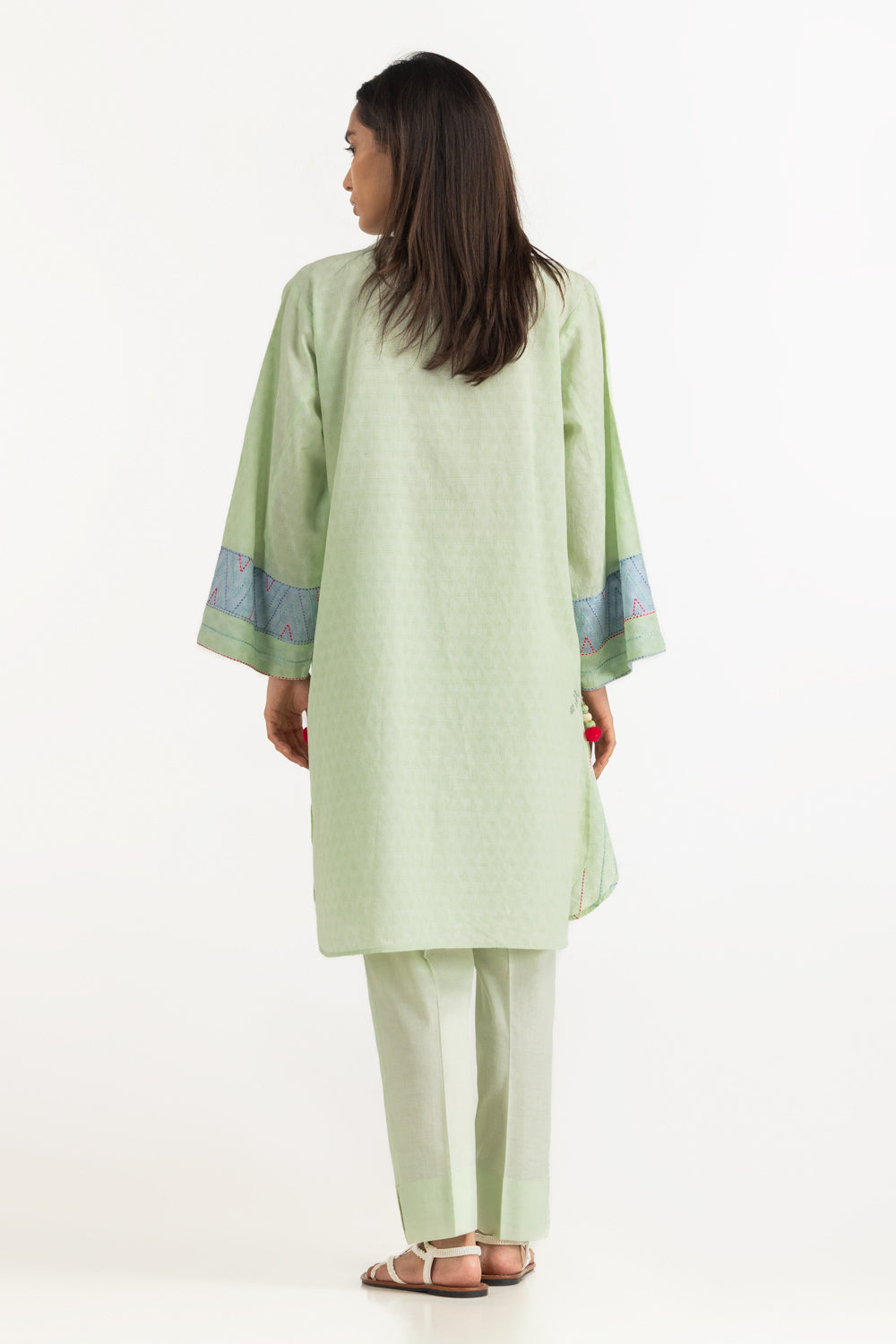 Jacquard Embroidered Co-Ord Set