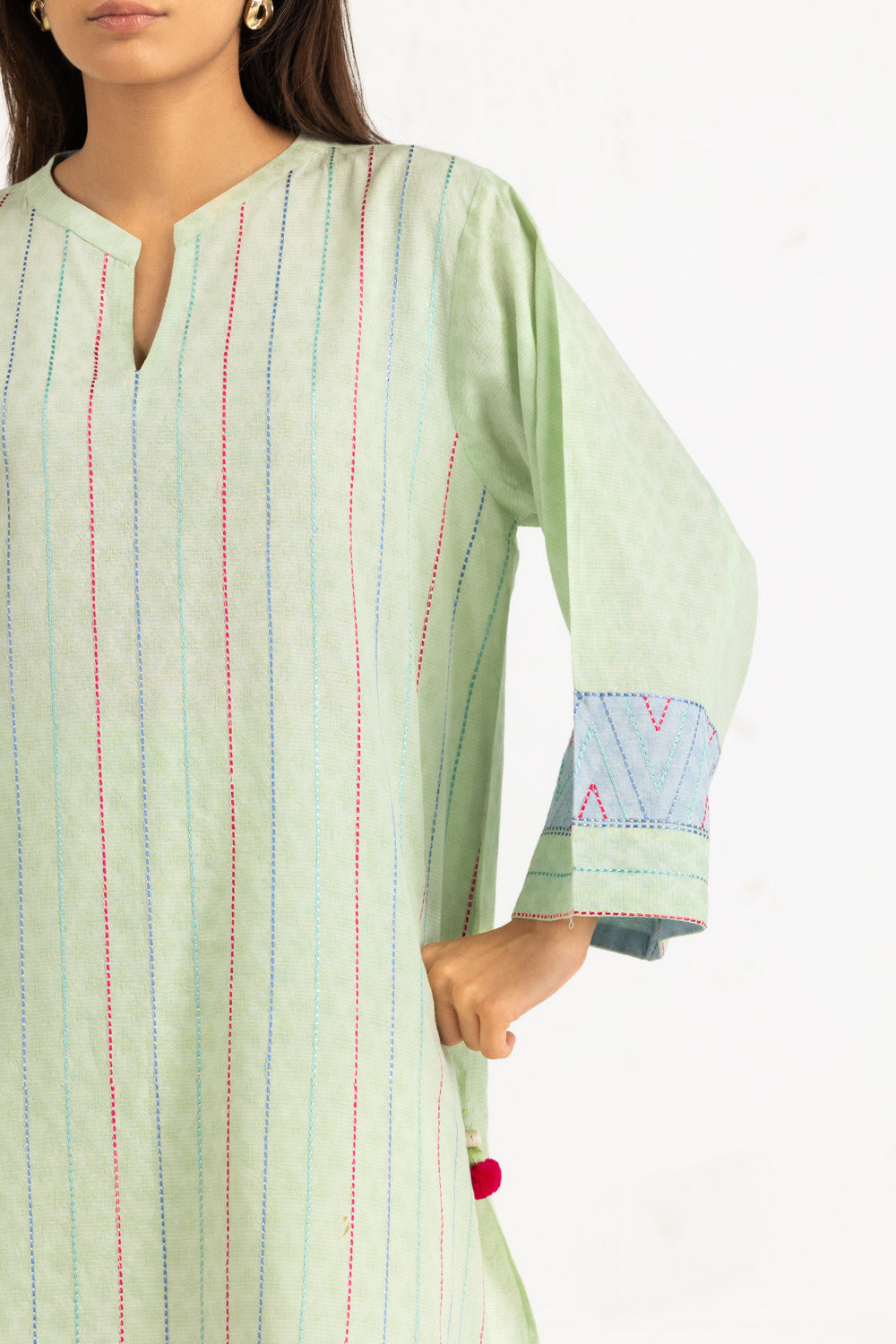 Jacquard Embroidered Co-Ord Set