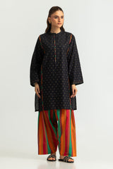 Jacquard Shirt And Printed Trouser