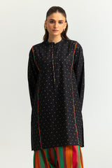 Jacquard Shirt And Printed Trouser